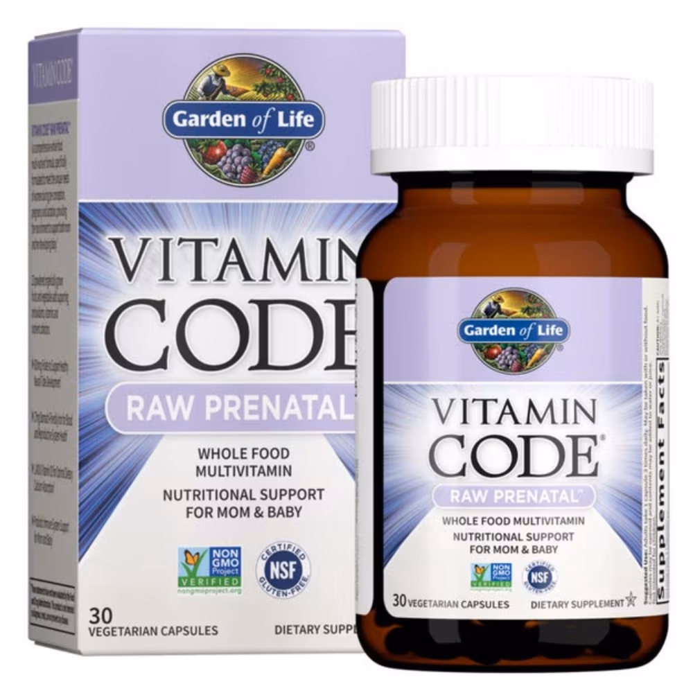  Garden of Life Vitamin Code Raw Prenatal 30 Vegetarian Capsules 3