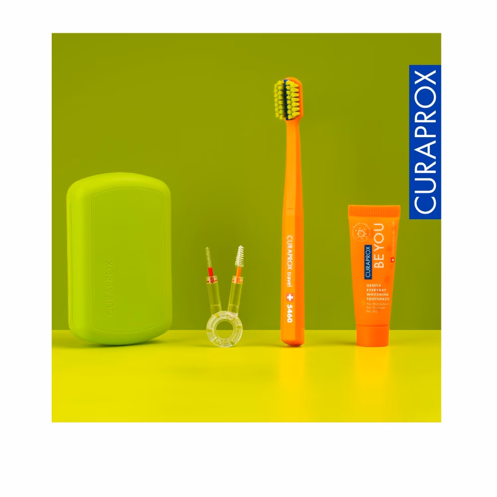 Curaprox Oral Care Travel Set Green 4