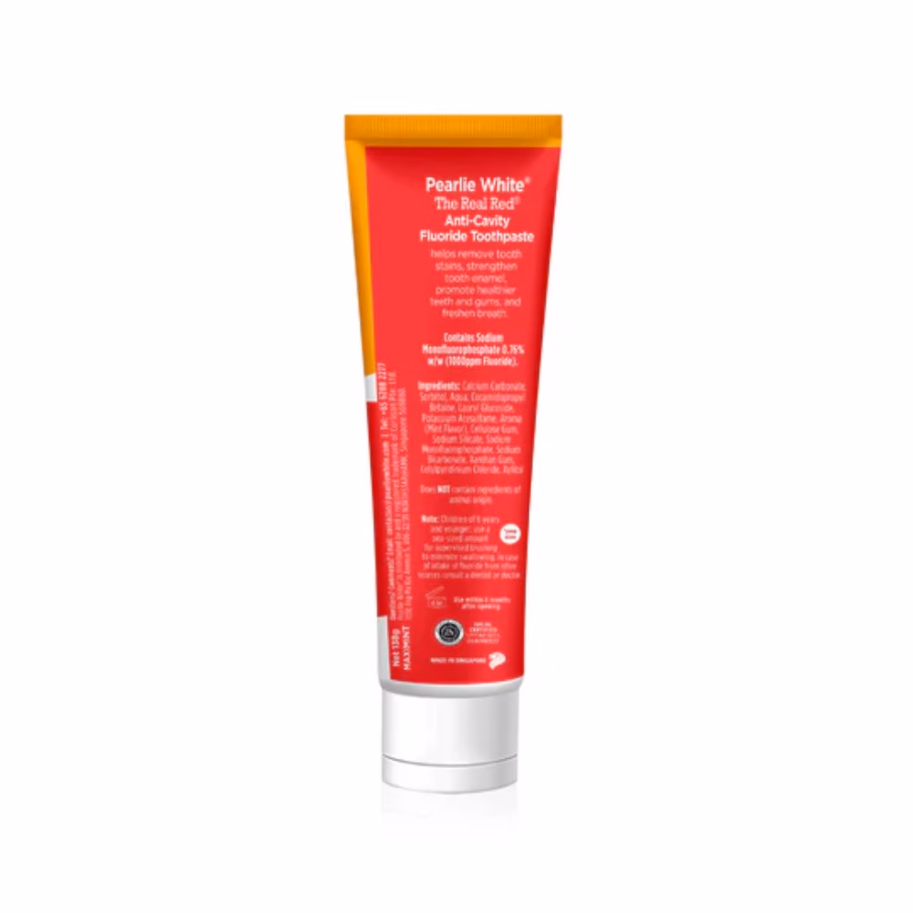 Pearlie White Toothpaste Real Red 138g  2