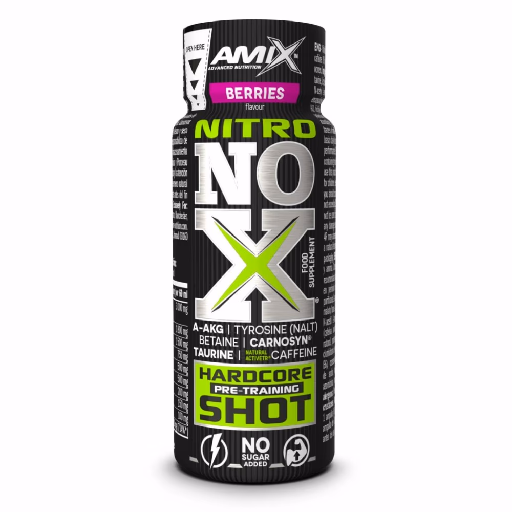 Amix NitroNOX Hardcore Shots Berries Flavor - 60ml x 20pieces 2
