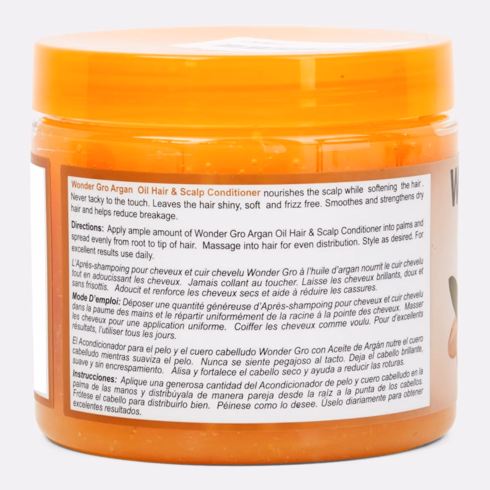 Wonder Gro Argan Oil Hair Scalp Conditioner 340g 2