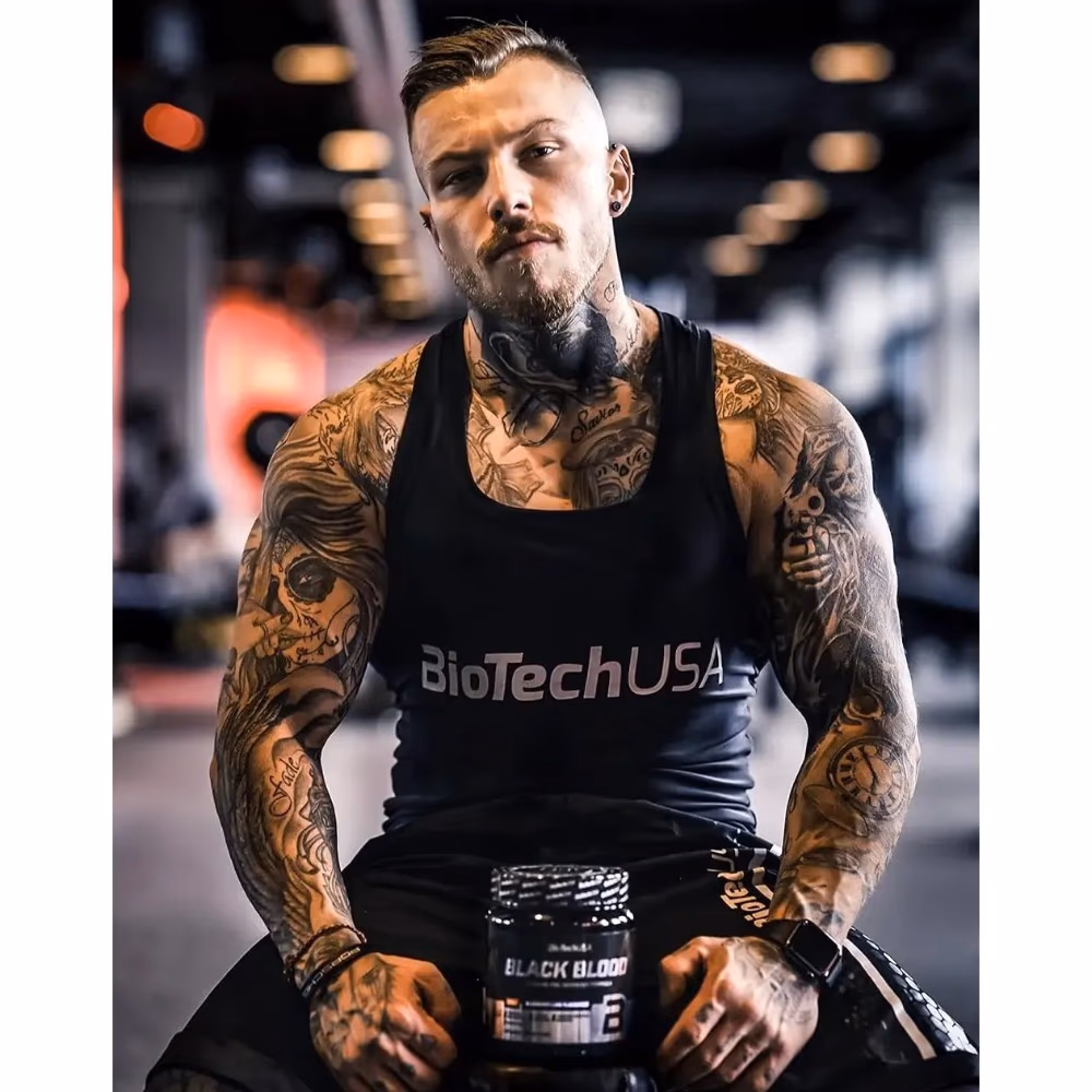 BioTechUSA Black Blood NOX+ Blueberry Lime 340g – Pre-Workout Formula with Nitric Oxide Boosters 2