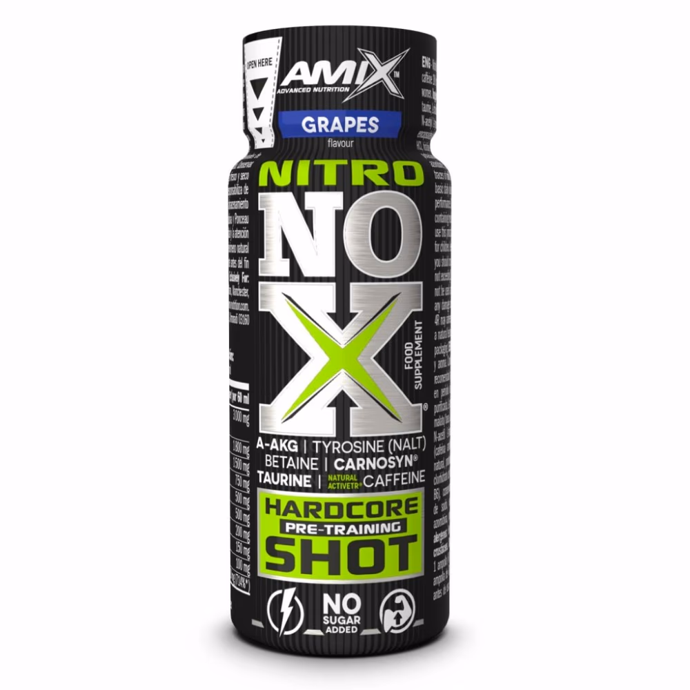 Amix NitroNOX Hardcore Shots Grape Flavor - 60ml x 20pieces 2