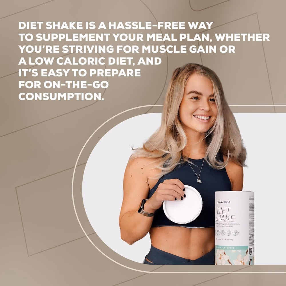BioTechUSA Diet Shake Cookies & Cream 720g – Meal Replacement Shake for Weight Management 4