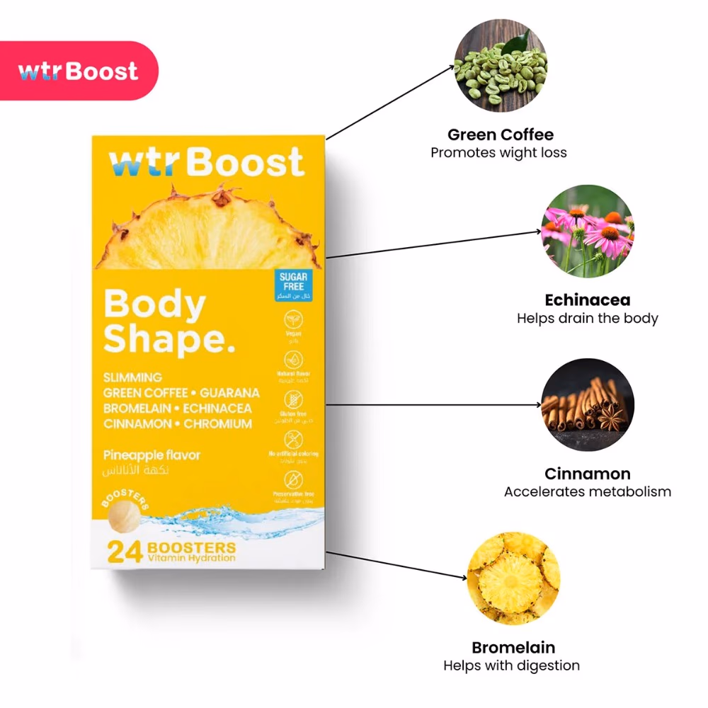 WTRBoost Body Shape Pineapple Boosters 24s 2