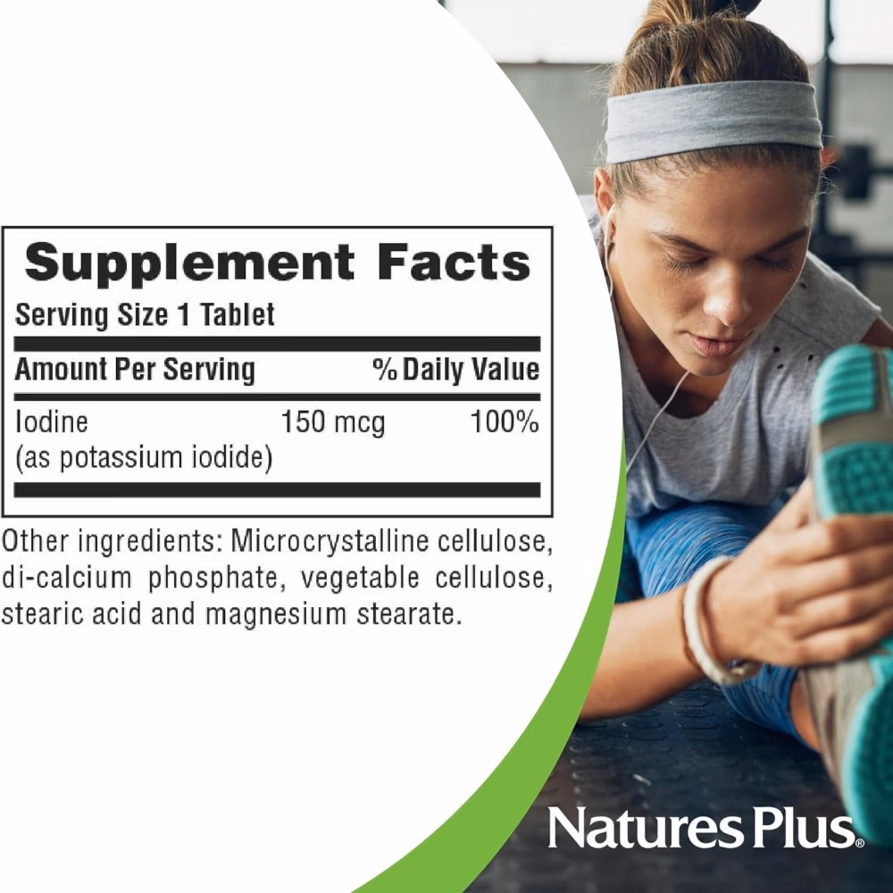 Nature’s Plus Potassium Iodide 150 mcg 3