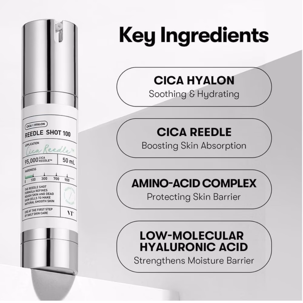 VT Cosmetics Reedle Shot 300 50ML – Brightening & Firming Skincare Serum 5