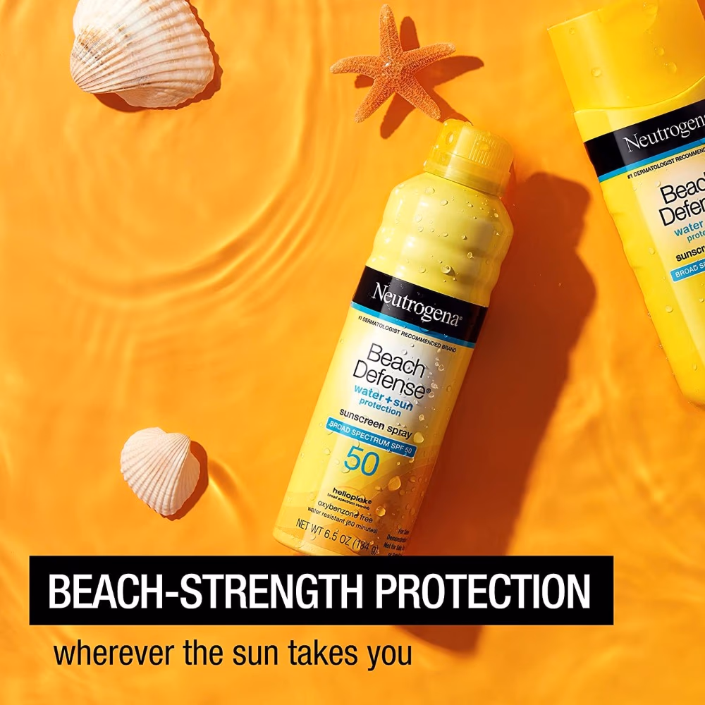 Neutrogena Beach Defense SPF50 Sunscreen Spray - 184gm 3