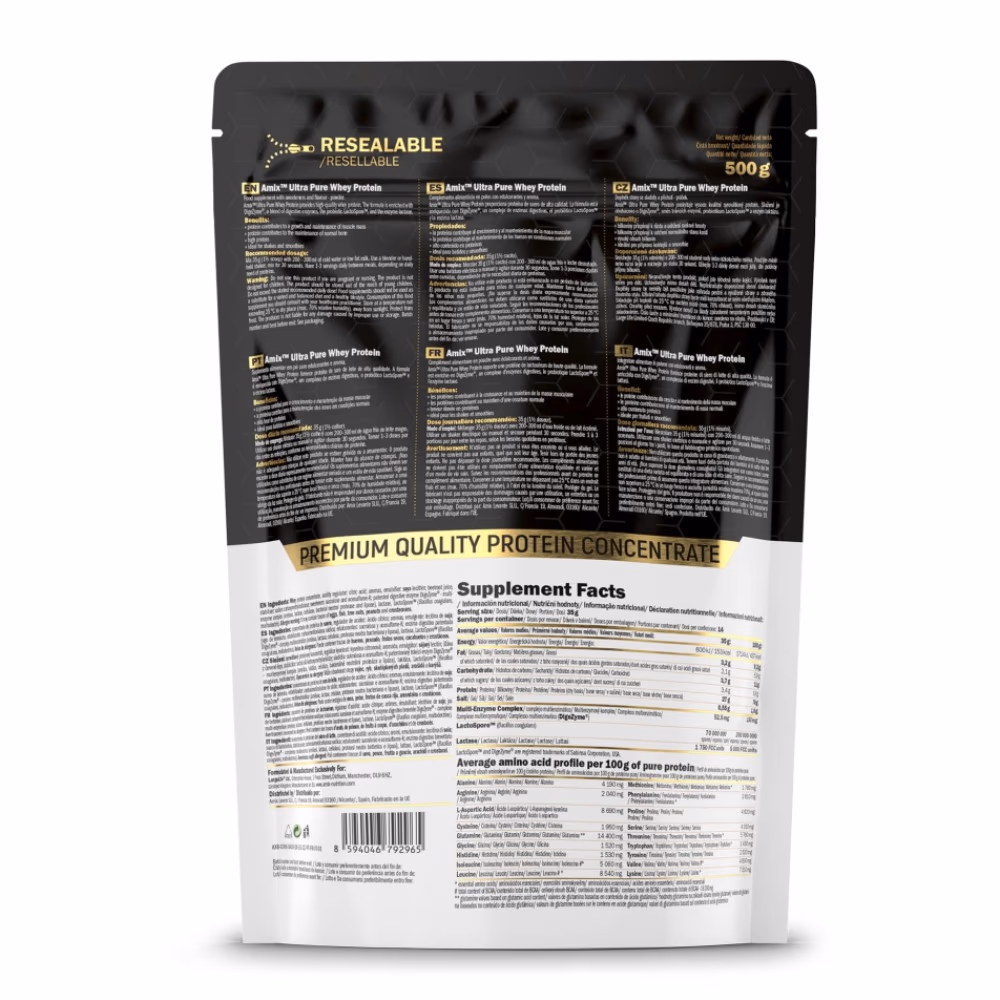 Amix Ultra Pure Whey Bombon Crunchy 500g 2