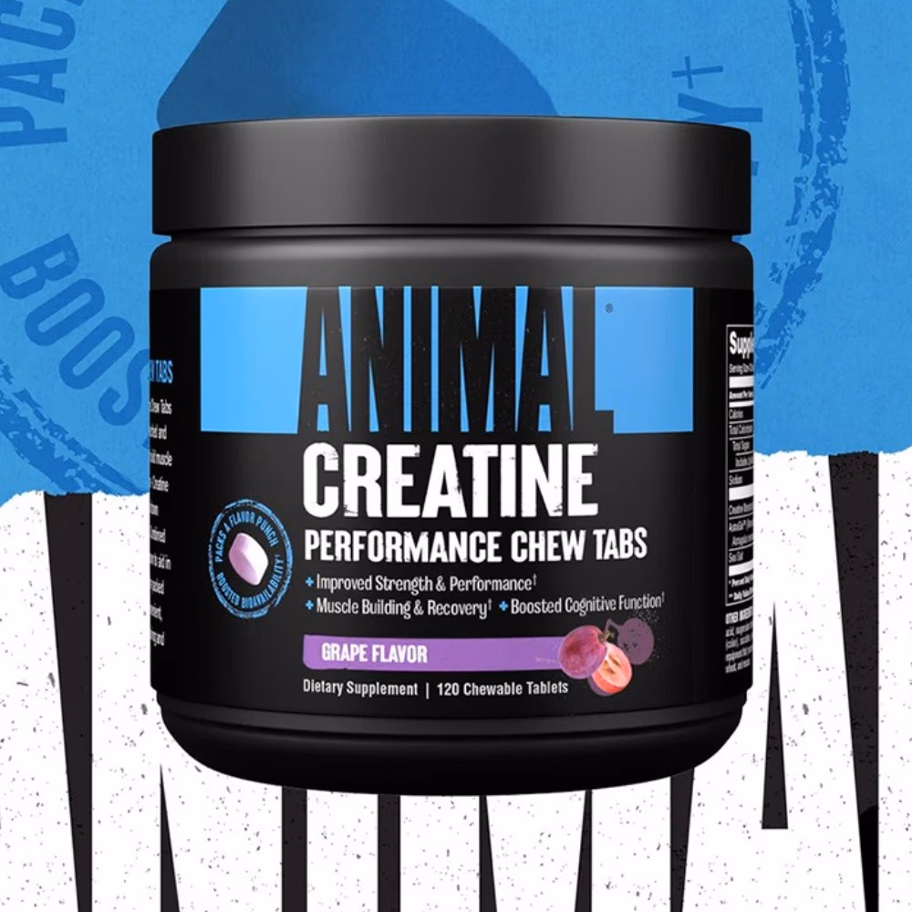 Universal Animal Creatine Grape Chewable 120 Tablets 3