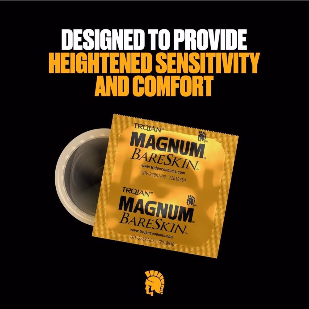 Trojan Magnum Bareskin Condoms 10s  2