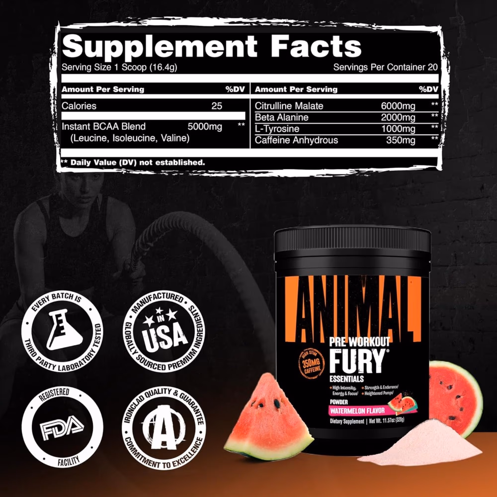 Universal Animal Fury 20s Watermelon  5