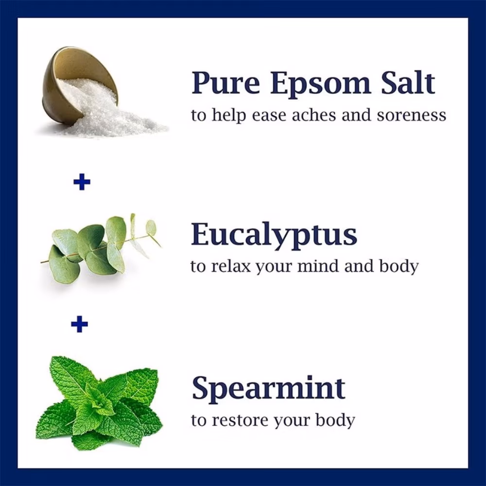 Dr Teal’s Eucalyptus & Spearmint Epsom Salt 450g 2