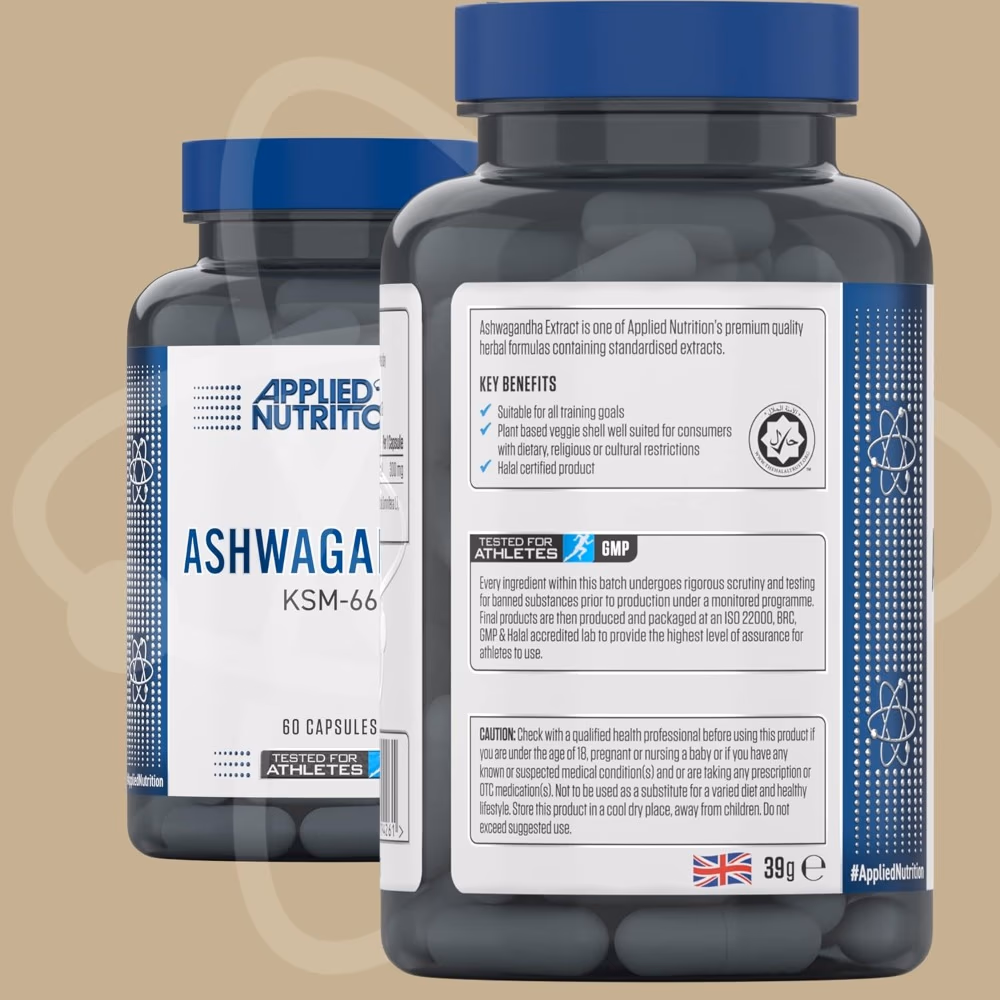 Applied Nutrition Ashwagandha KSM-66 60 Capsules 4