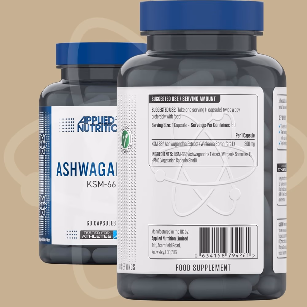 Applied Nutrition Ashwagandha KSM-66 60 Capsules 3