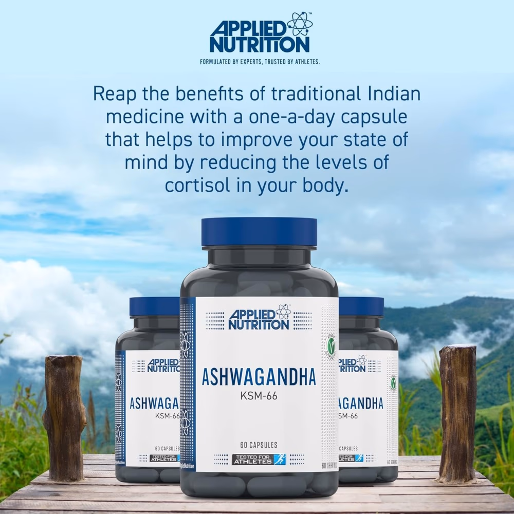 Applied Nutrition Ashwagandha KSM-66 60 Capsules 2