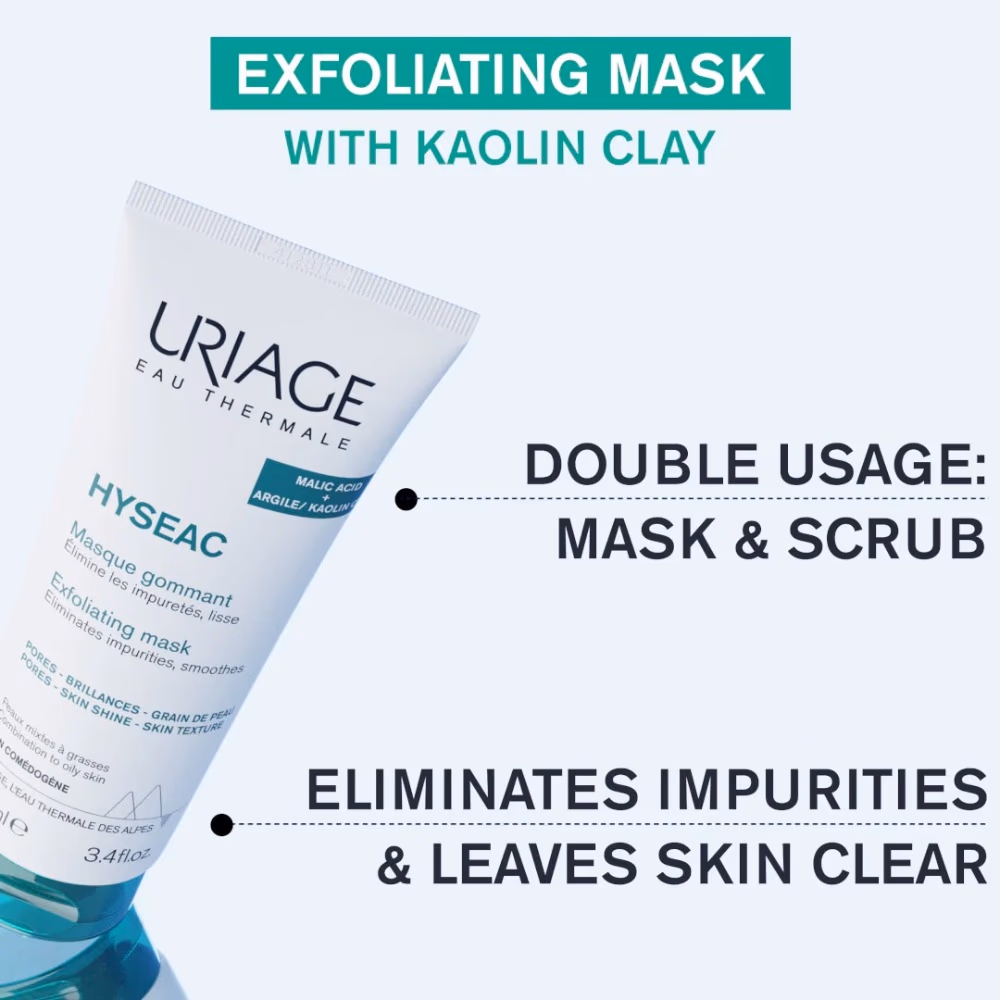 Uriage Hysec Exfoliating Mask 100ml 5