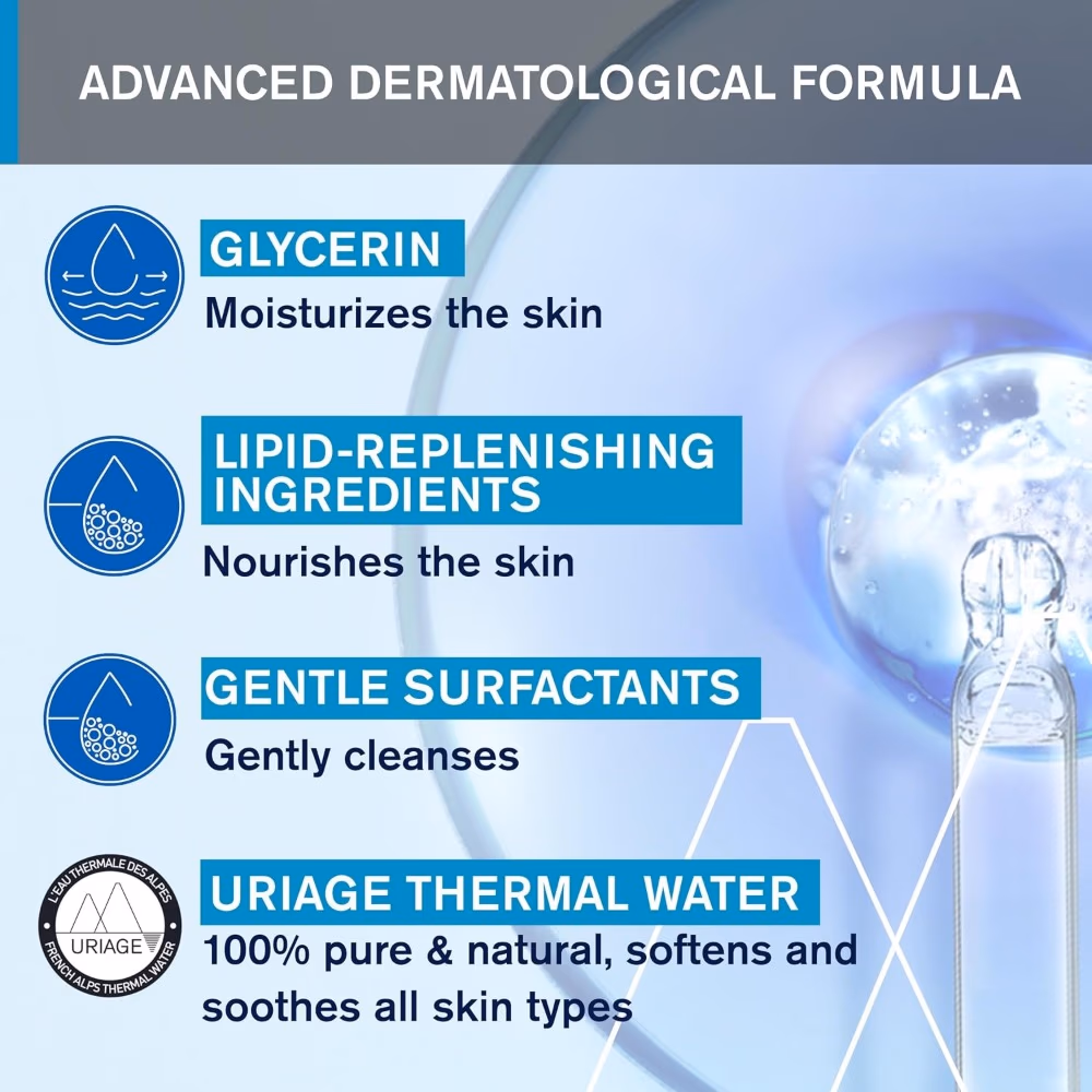 Uriage Eau Thermale Extra Rich Derma Gel 500ml 4