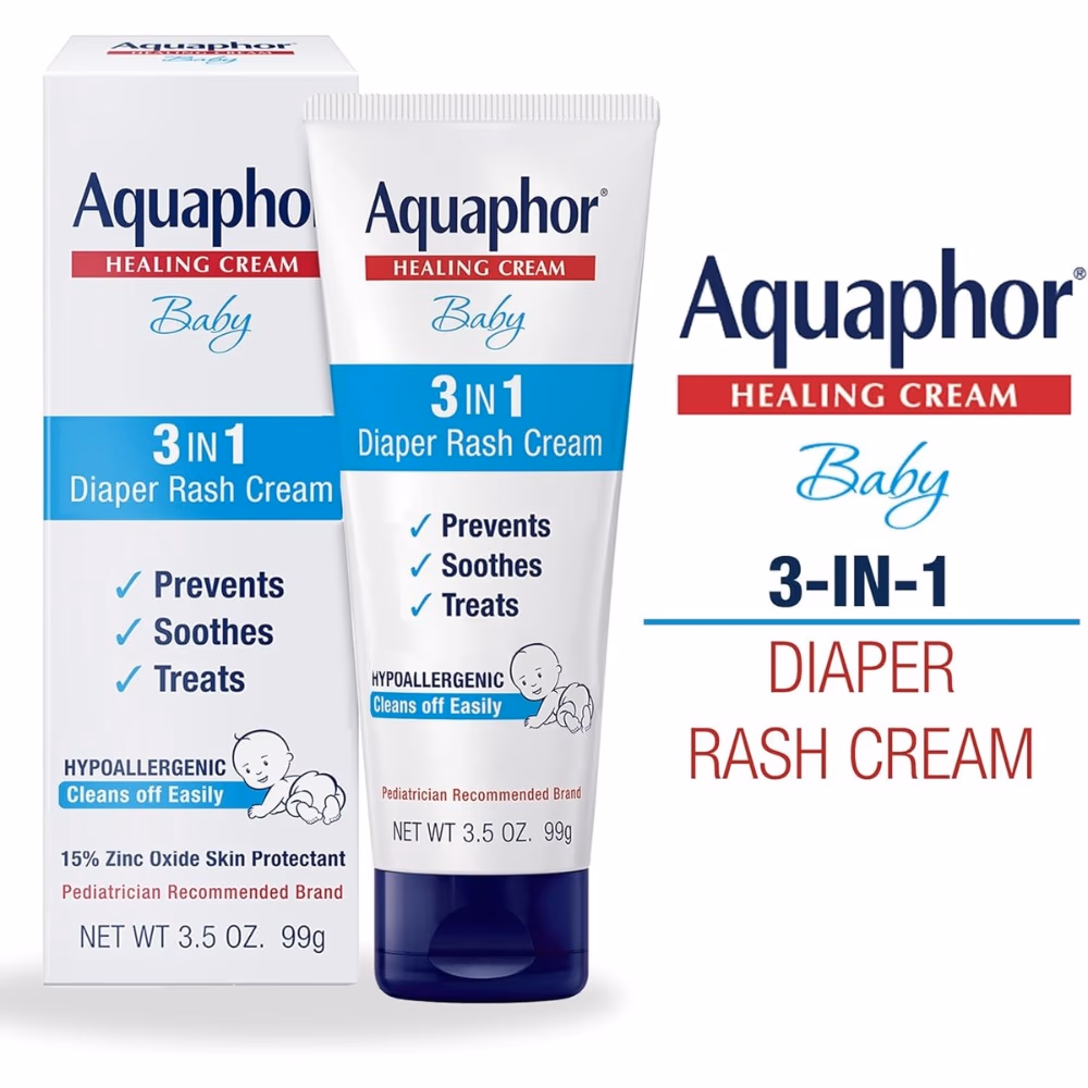 Aquaphor 3 in 1 Baby Diaper Rash Cream 15% 99g 4