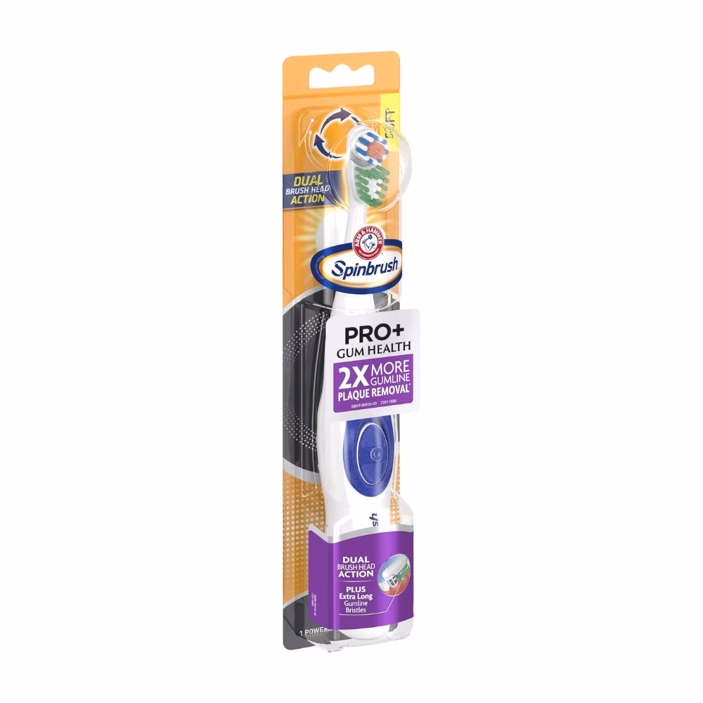 Arm And Hammer Spinbrush Pro+ Gum Health Toothbrush Soft 3
