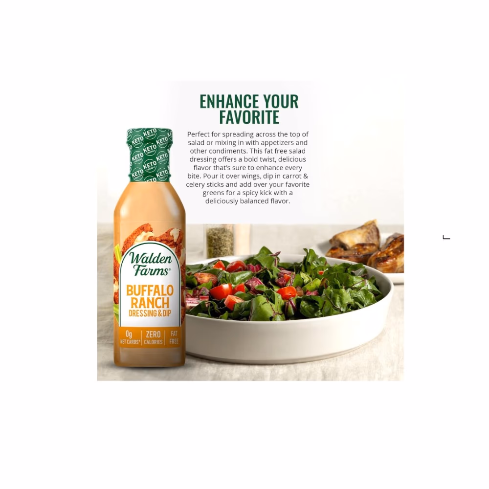 Walden Farms Buffalo Ranch Dip (355ml) 3