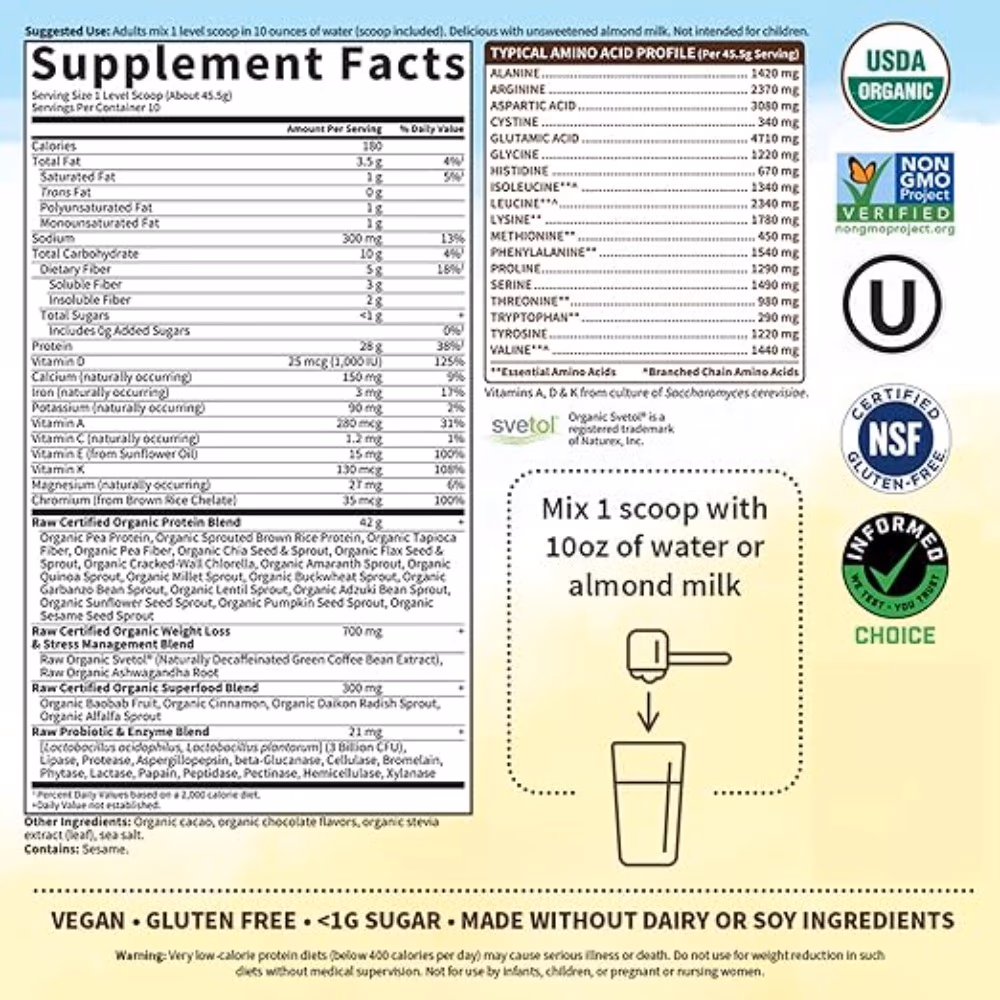 Garden of Life Raw Organic Fit 930g Vanilla 2