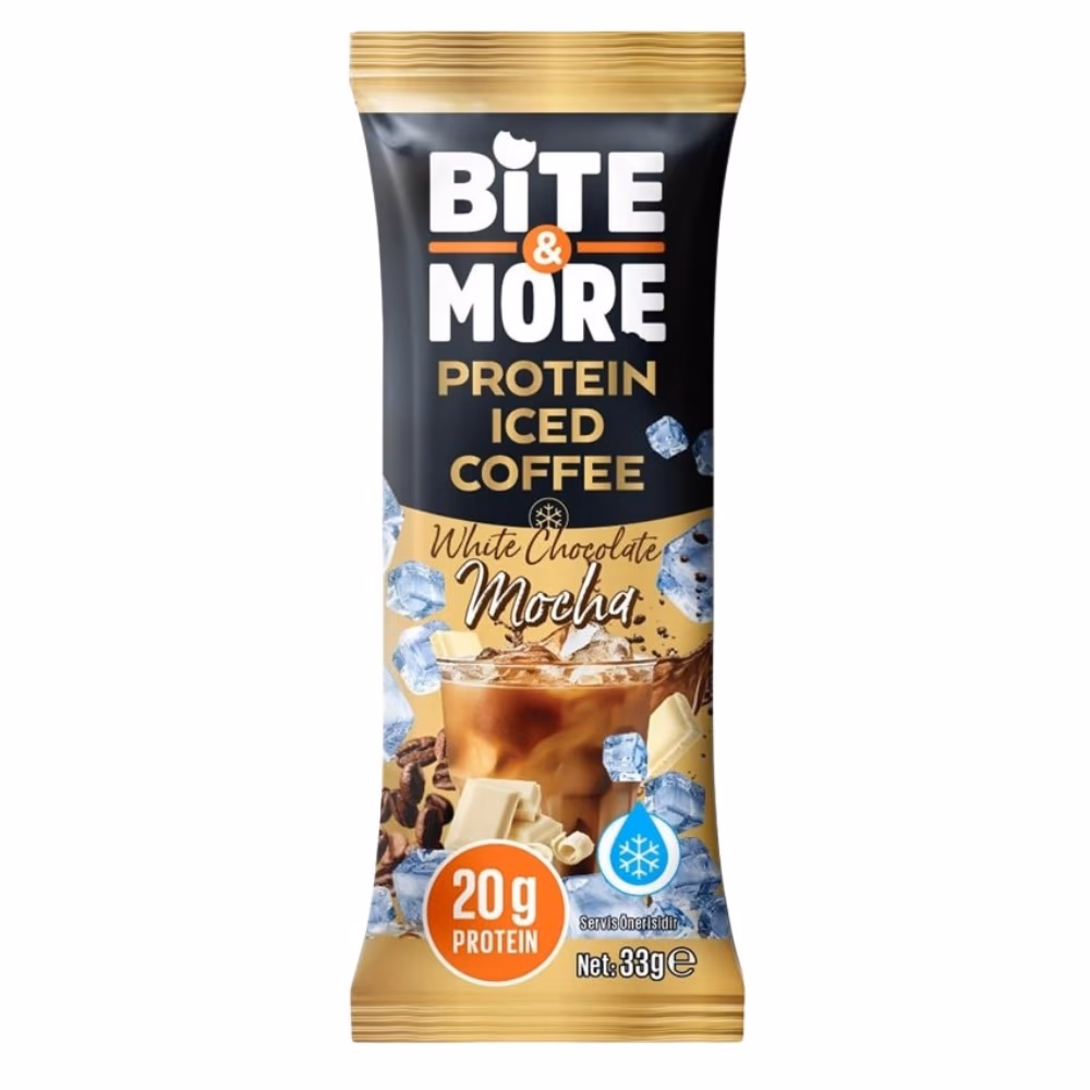 Bite and More Protein Ice Coffee White Chocolate Mocha Pack 10s 2