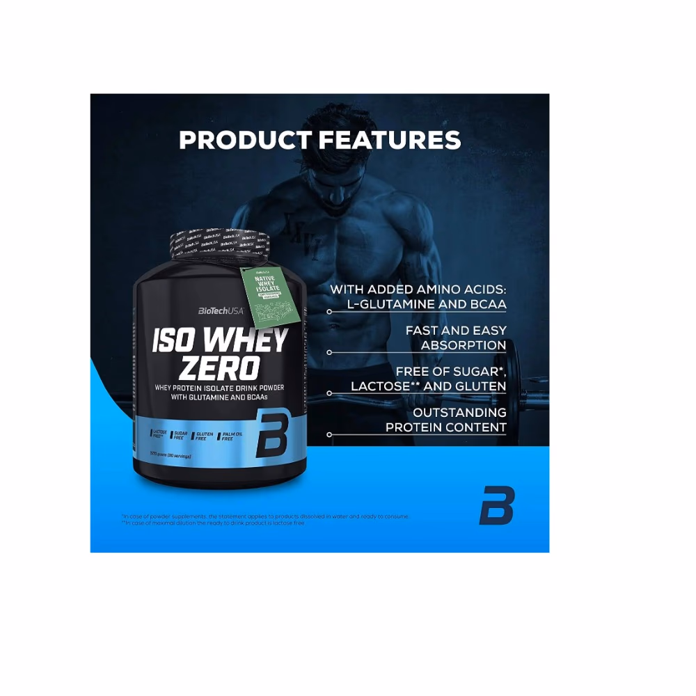 The BioTechUSA Iso Whey Zero White Chocolate 1816g 2