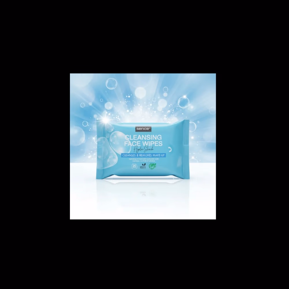 Sence Cleansing Face Wipes Hydro Shock 20s 2