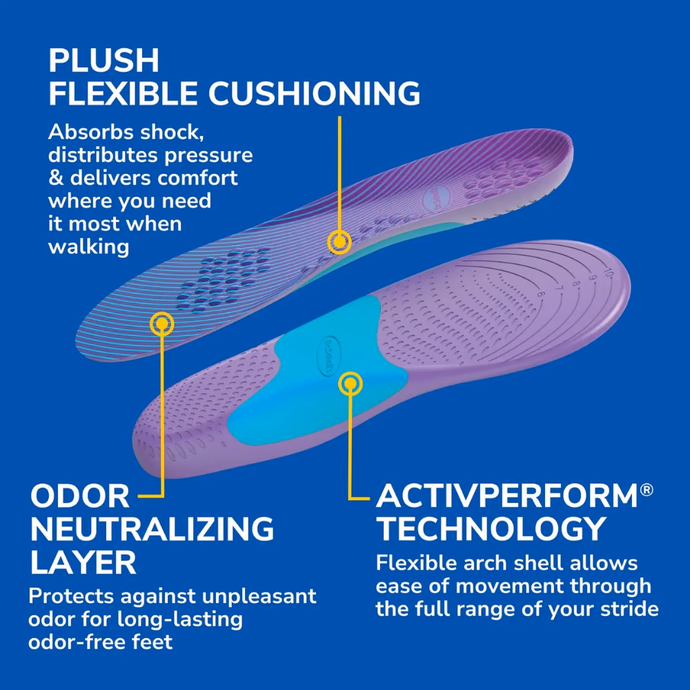 Dr. Scholl's Comfort & Energy Work Massage Gel Insoles 4