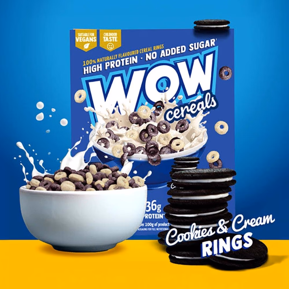 WOW Cereals Cookies & Cream Rings 250g 2