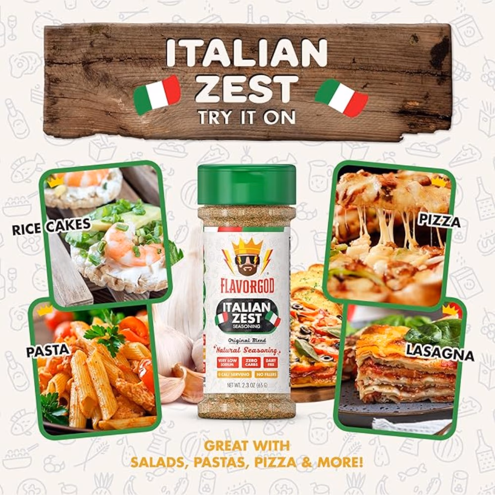 FlavorGod Spice Italian Zest 65g 4