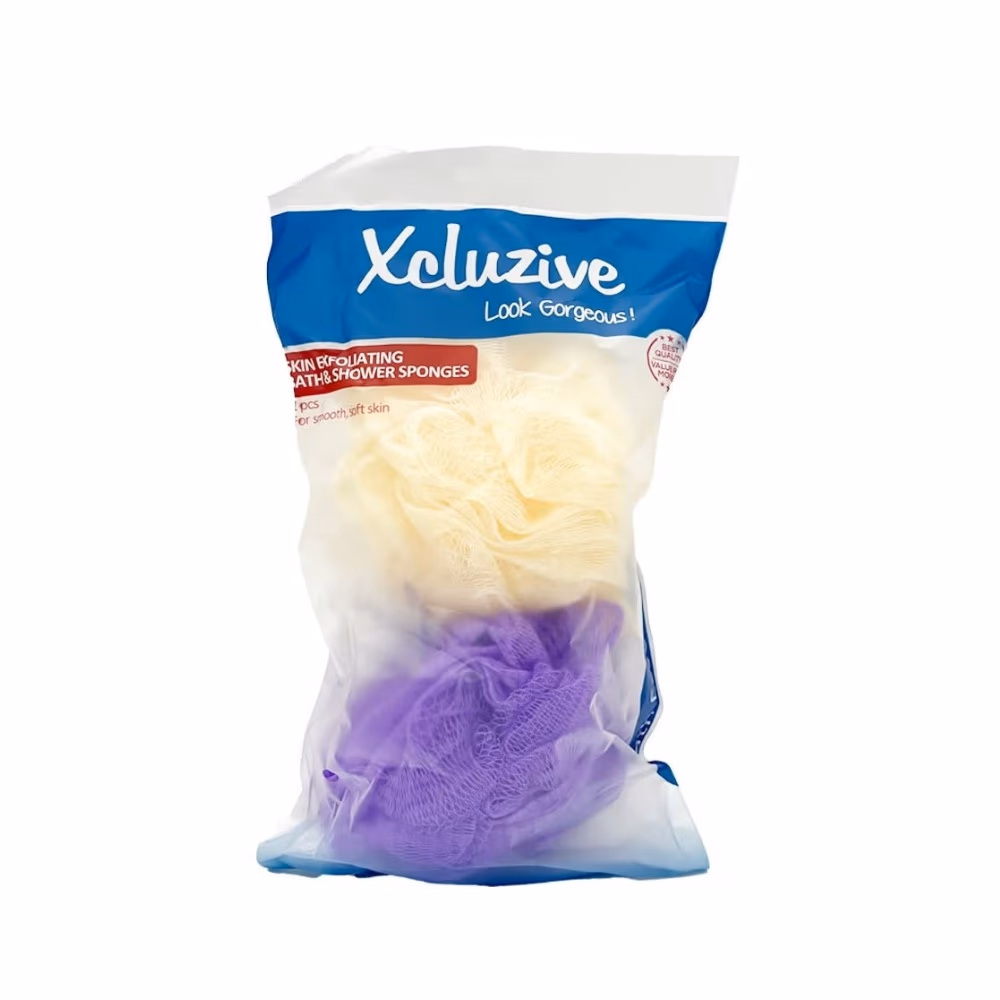 Xcluzive Skin Exfoliating Bath & Shower Sponges 7 – 2s 4