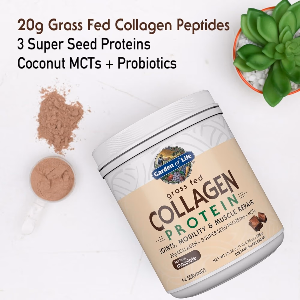 Garden of Life Collagen Protein Chocolate 588g 5