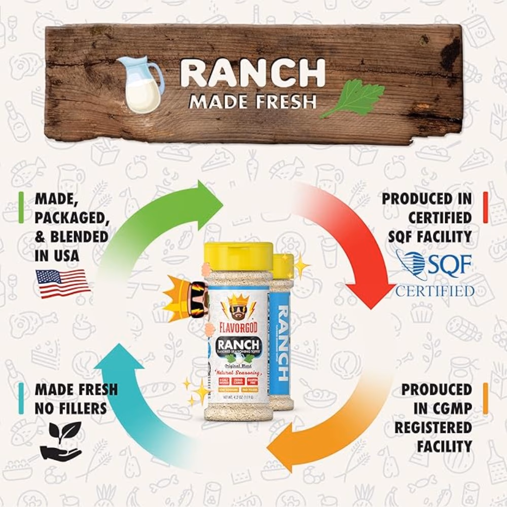 FlavorGod Spice Ranch 119g 5