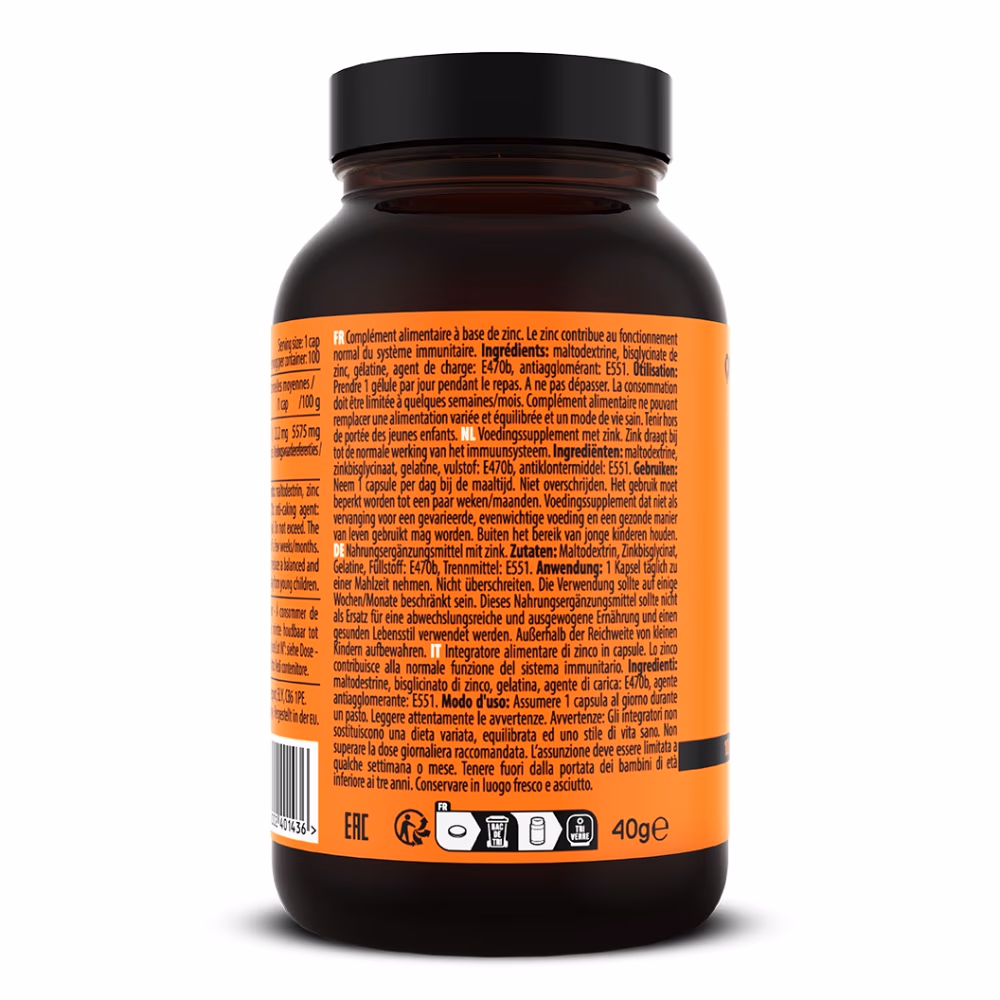 QNT Move Zinc - 100 Capsules 2