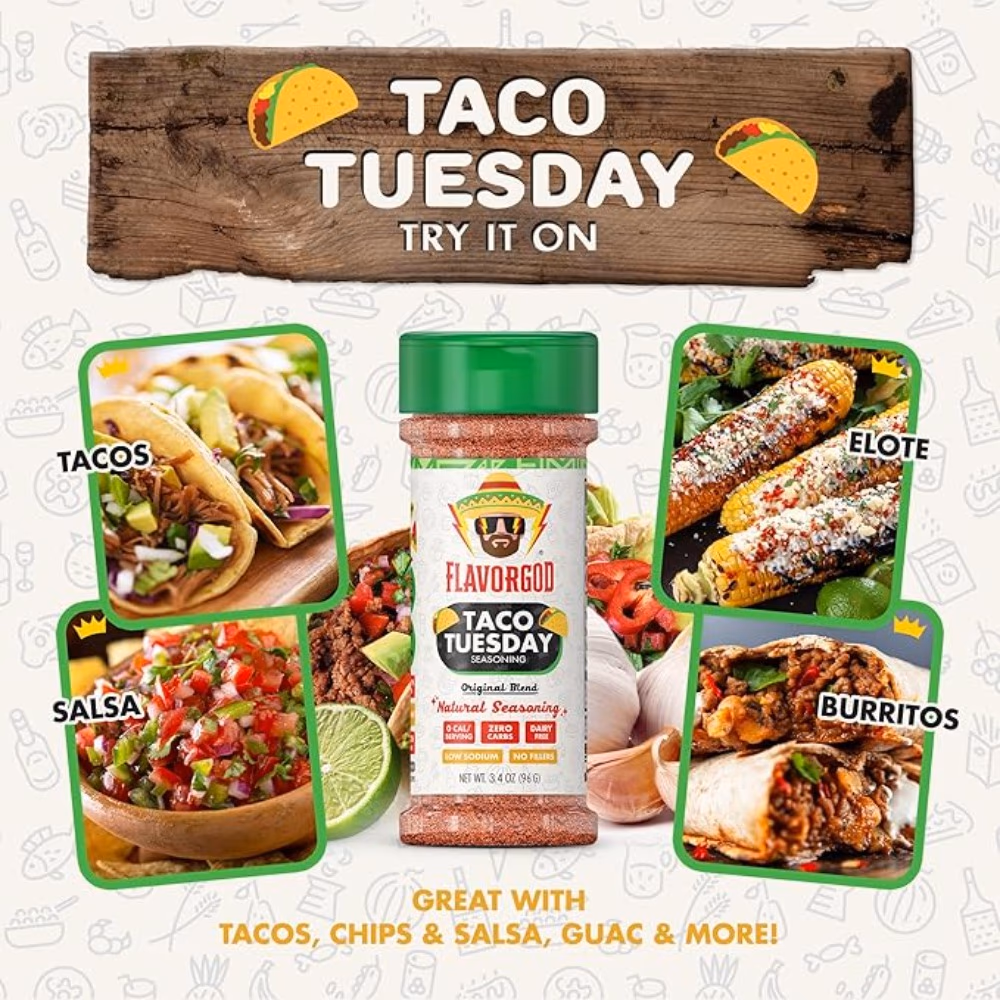 FlavorGod Spice Taco Tuesday 96g  4